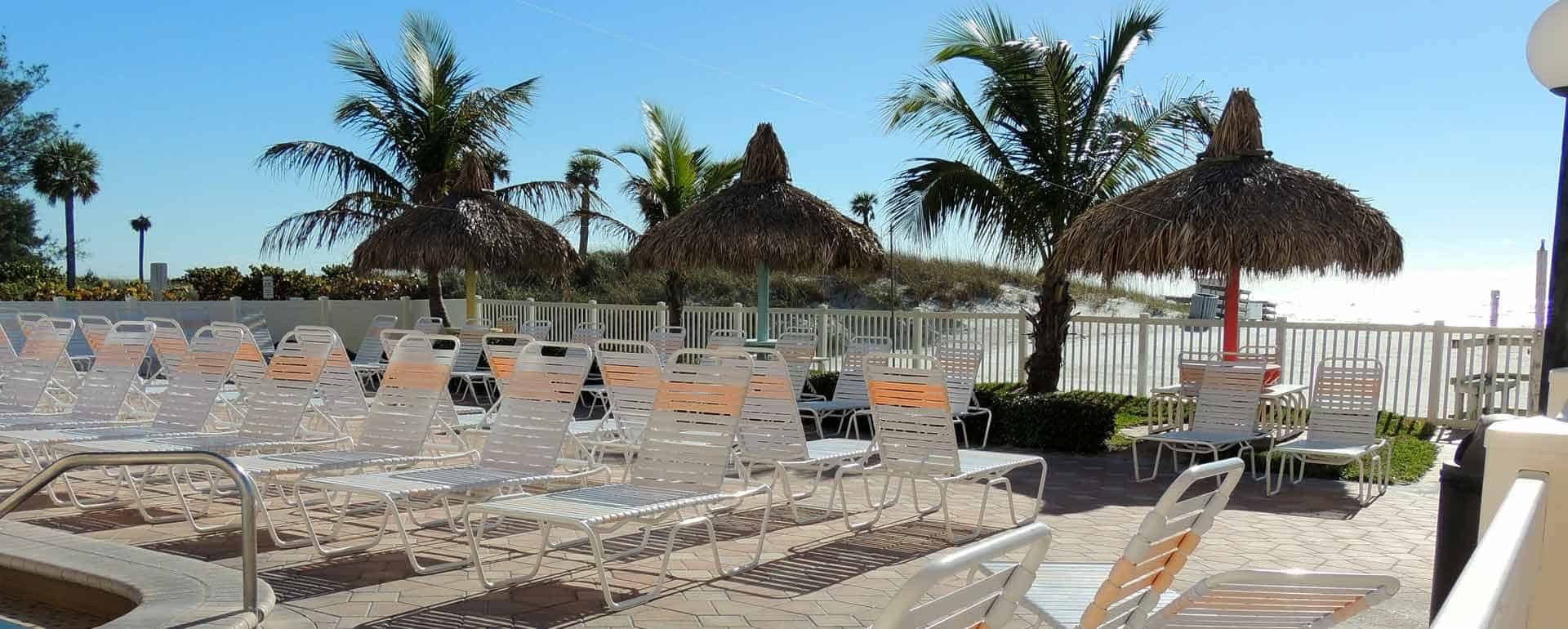 pool tiki huts