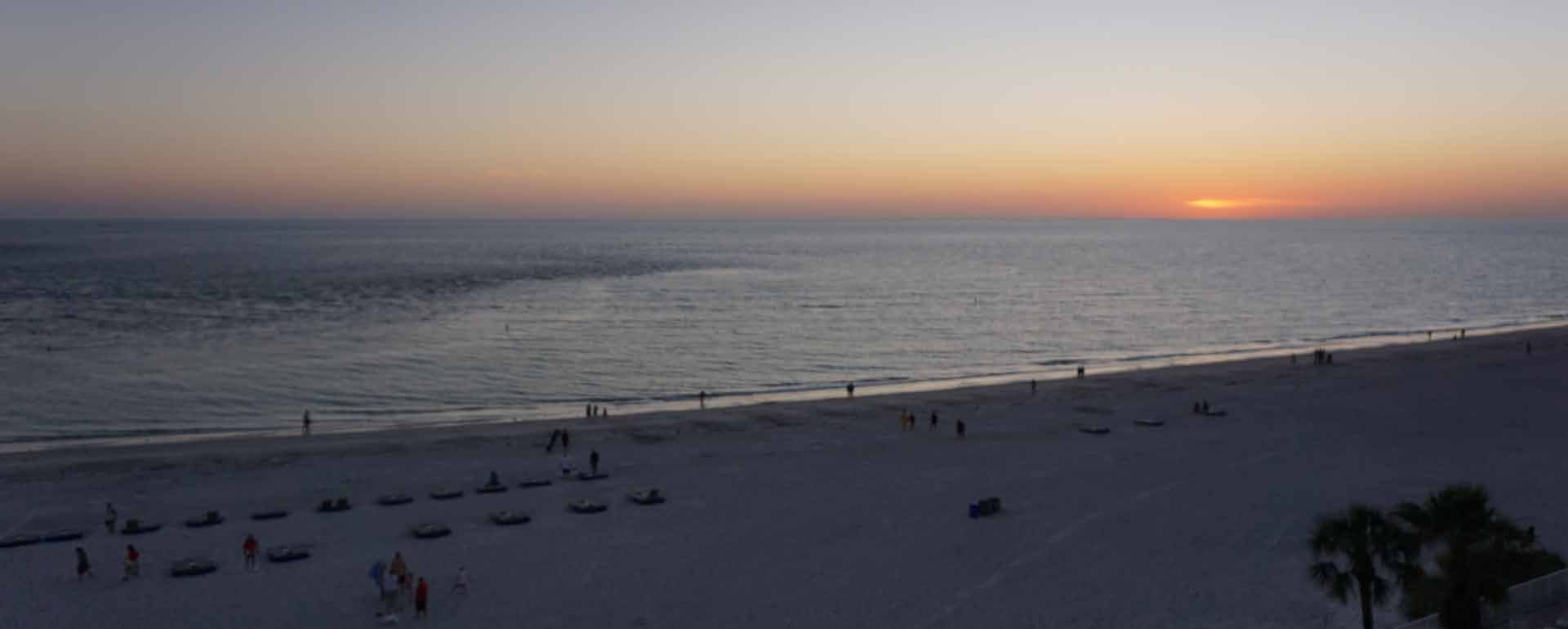 madeira beach sunset